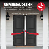 Kwikset Dakota Satin Nickel Entry Handleset 1.75 in.