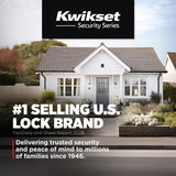 Kwikset Dakota Satin Nickel Entry Handleset 1.75 in.