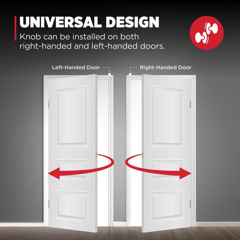 Kwikset Hawthorne Venetian Bronze Entry Handleset 1.75 in.