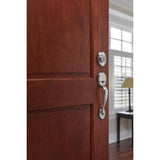 Kwikset Chelsea Satin Nickel Entry Handleset 1.75 in.