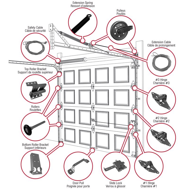 Richelieu 2.5 in. W X 3.56 in. L Steel Top Roller Bracket