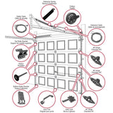 Richelieu 2.5 in. W X 3.56 in. L Steel Top Roller Bracket