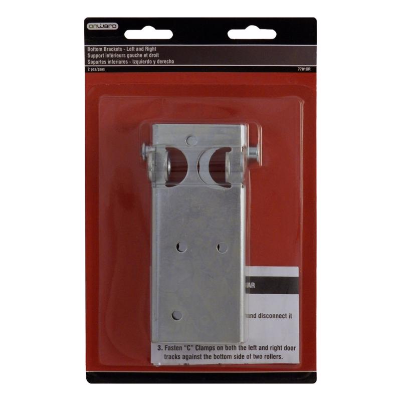 Richelieu 2.5 in. W X 6 in. L Steel Bottom Roller Bracket