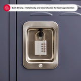 Master Lock 1-9/16 in. W Metal 4-Digit Combination Combination Padlock