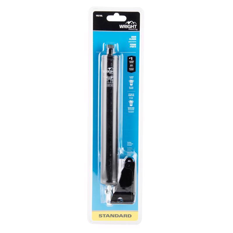 Wright Products Black Aluminum Pneumatic Door Closer