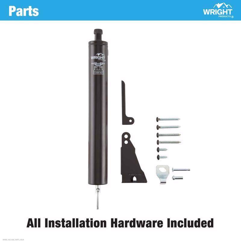 Wright Products Bronze Aluminum Pneumatic Door Closer