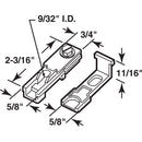 Prime-Line Plastic Coated Brown Plastic/Steel Bracket 2 pc
