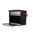 Gibraltar Mailboxes Mailsafe Contemporary Aluminum Wall Mount Black Locking Mailbox