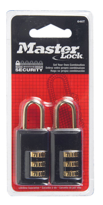 PADLOCK LUGG COMB3/4"CD2
