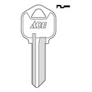 Ace House Key Blank Single For Kwikset Locks
