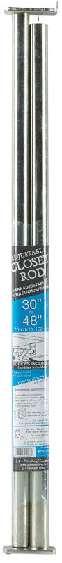 CLOSET ROD 30-48"PLTNM