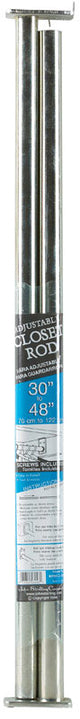 CLOSET ROD 30-48"PLTNM