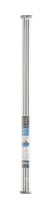 CLOSET ROD 48-72"PLTNM