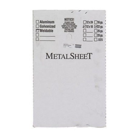 SteelWorks 18 in. 12 in. Uncoated Steel Weldable Sheet