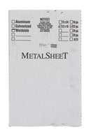 WELDABLESHEET12"X18"X22G