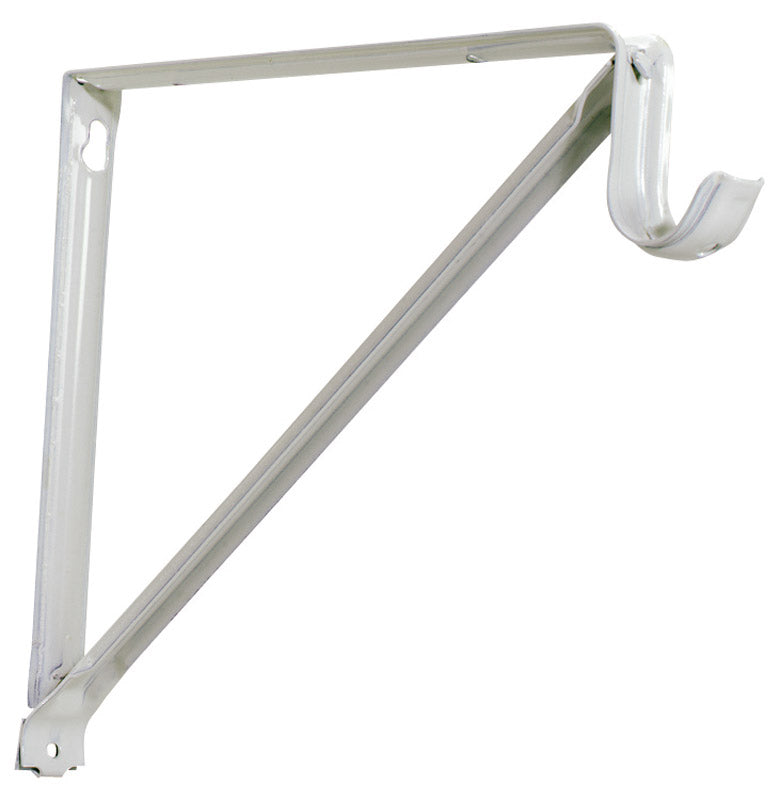 SUPPORT SHELF&ROD WHT