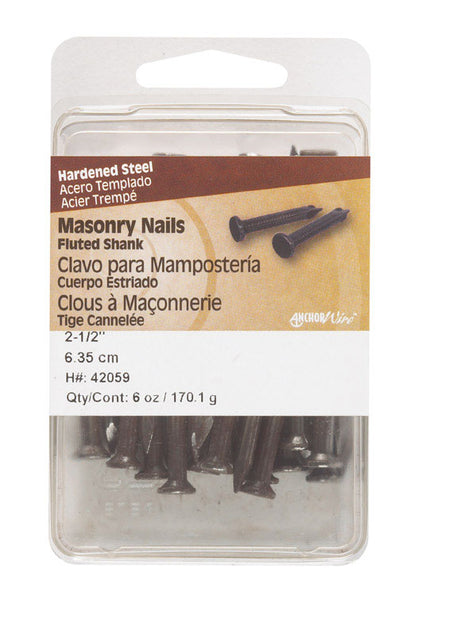 MASONRY NAIL 2-1/2" 6OZ