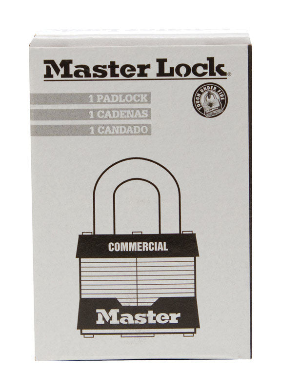 Master Lock 1-5/16 in. H X 3/4 in. W X 1-9/16 in. L Steel Pin Tumbler Padlock Keyed Alike