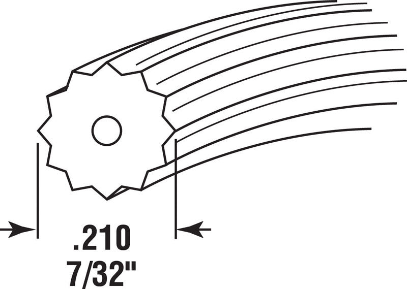 Prime-Line 0.21 in. D X 250 ft. L Screen Spline