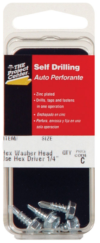 SCRW DRL HEX 10X1" CD4