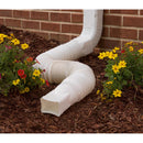 Amerimax Flex-A-Spout 4.5 in. H X 4.5 in. W X 55 in. L White Vinyl Downspout Extension