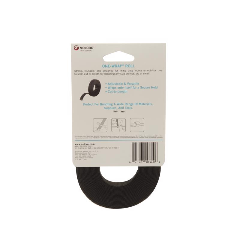 VELCRO Brand ONE-WRAP Large Nylon Strap 144 in. L 1 pk