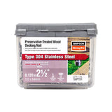 NAIL 2-1/2"RS S/S DECK1#