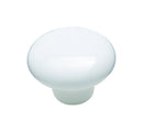 KNOB 1.5"RND WHITE