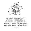 Amerock Allison Round Cabinet Knob 1-1/2 in. D 3/4 in. Antique Brass 1 pk