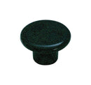 KNOB 1-1/4"RND PLSTC BLK