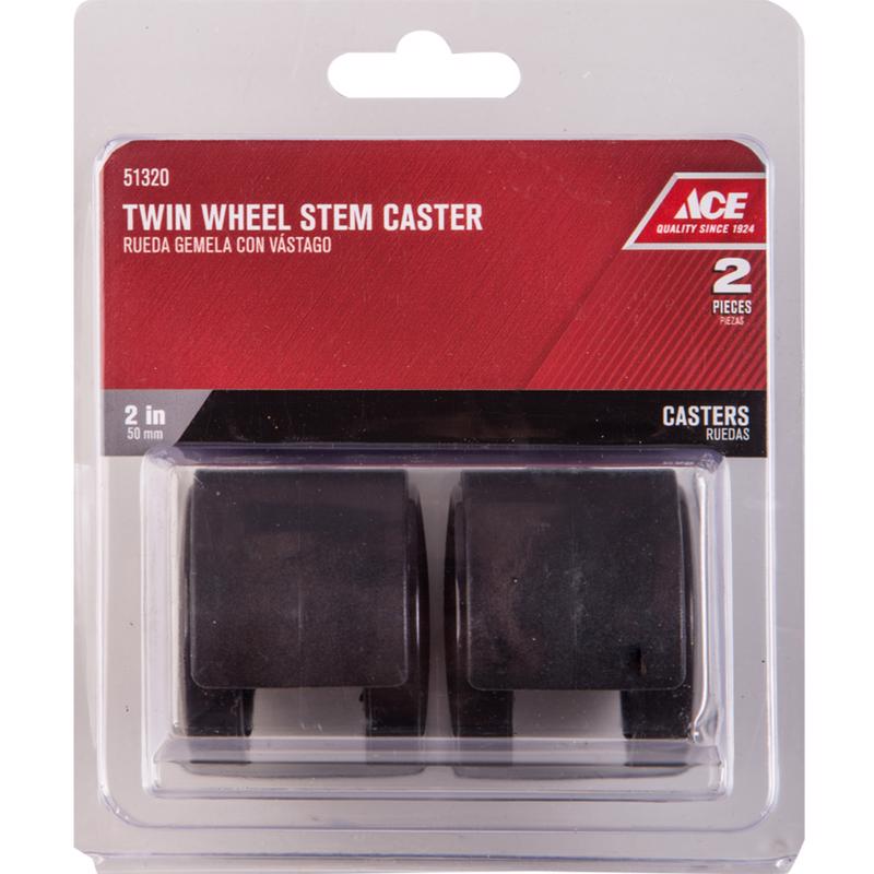 CASTR TWN-WHL 2"STM CD2