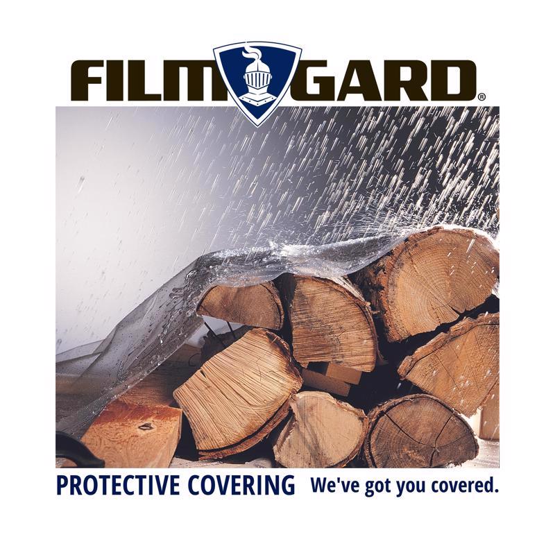 Film-Gard Plastic Sheeting 4 mil X 8 ft. W X 100 ft. L Polyethylene Clear 1 pk