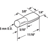 Prime-Line Silver Steel Shelf Support Peg 25 lb