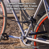 Master Lock 3/8 in. D X 72 in. L Vinyl Coated Steel Flexible Braided Steel Cable