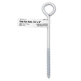 Hampton 1/4 in. X 5 in. L Zinc-Plated Steel Lag Thread Eyebolt