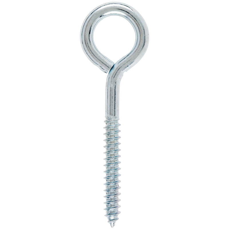 Hampton 2-5/8 in. X 4 in. L Zinc-Plated Steel Lag Thread Eyebolt