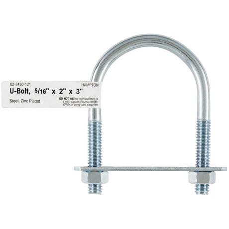 BOLT U 5/16"X2"X3"