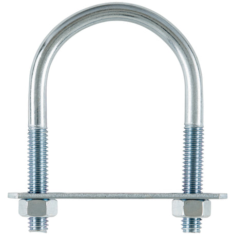 Hampton 5/16 in. X 2 in. W X 3 in. L Coarse Zinc-Plated Steel U-Bolt