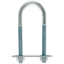 Hampton 5/16 in. X 1-3/8 in. W X 3-7/8 in. L Coarse Zinc-Plated Steel U-Bolt