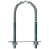 Hampton 5/16 in. X 1-3/4 in. W X 4-3/16 in. L Coarse Zinc-Plated Steel U-Bolt