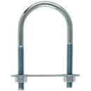 Hampton 5/16 in. X 2 in. W X 3-3/4 in. L Coarse Zinc-Plated Steel U-Bolt