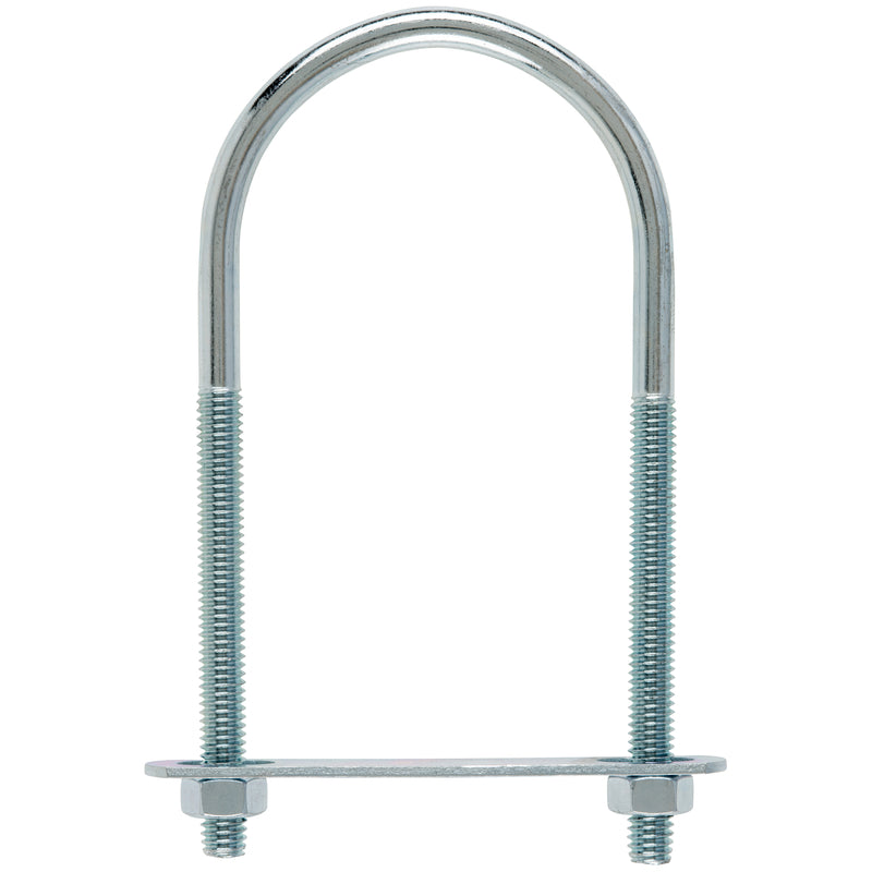 Hampton 0.31 in. X 2-1/2 in. W X 5-1/4 in. L Coarse Zinc-Plated Steel U-Bolt