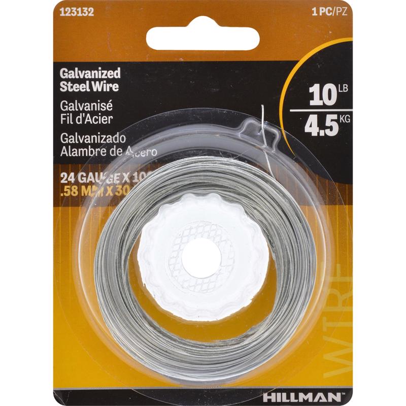WIRE STEEL GALV 24GA100'