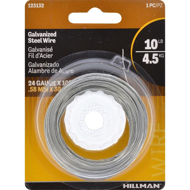 WIRE STEEL GALV 24GA100'