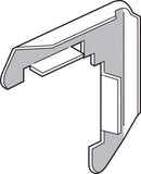 Prime-Line Mill Metal 7/16 in. W X 3/4 in. L Screen Frame Corner 1 pk