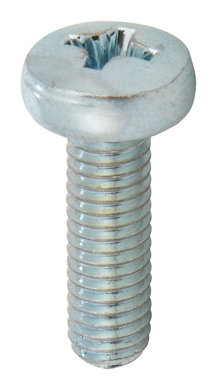 HILLMAN M5-0.8 in. X 16 in. L Phillips Pan Head Zinc-Plated Steel Metric Machine Screws 50 pk