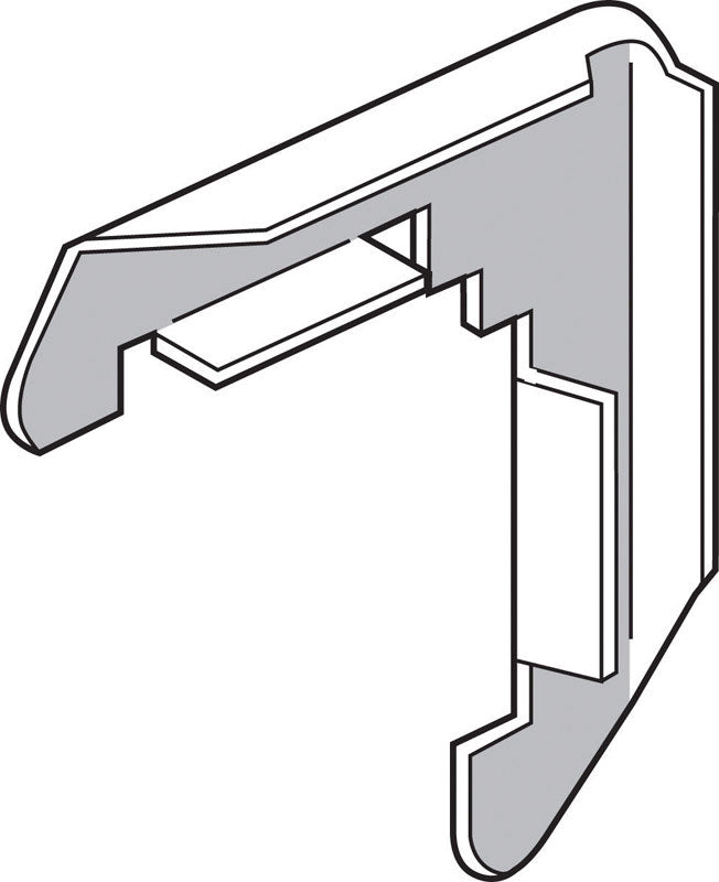 Prime-Line Mill Aluminum Screen Frame Corner 1 pk