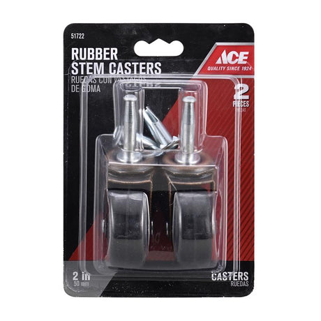 CASTER STEM 2"ACE 2PACK