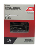 Ace No. 6 wire X 2 in. L Phillips Drywall Screws 1 lb 189 pk