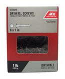 Ace No. 6 wire X 1 in. L Phillips Drywall Screws 1 lb 343 pk